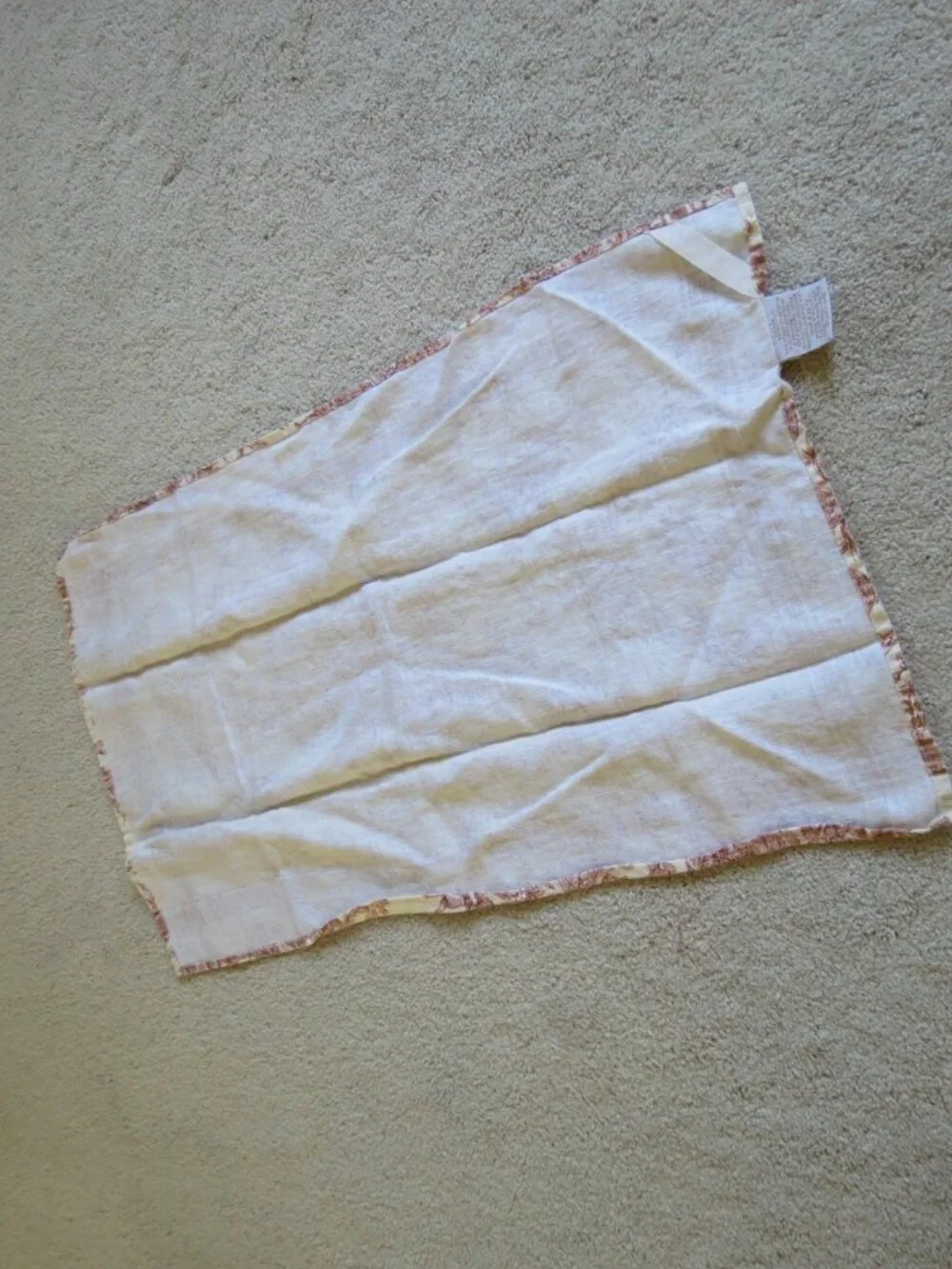 Williams Sonoma Cotton Floral Towel Made in Italy